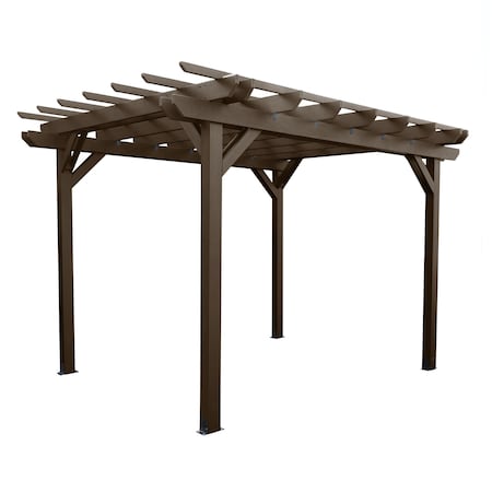 Highwood Usa Bodhi 10 x 10 Poly Outdoor Pergola Gazebo AD-PGLA1010-ACE